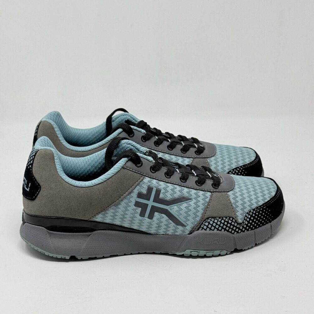 Kuru Quantum Womens 8 Teal Blue Arch Support Pain Relief Walking Shoes Sneakers